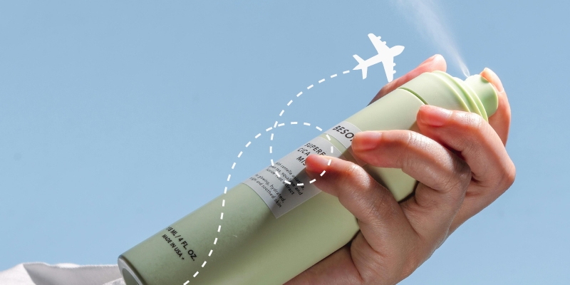 Pode levar desodorante aerosol na mala de mão? Guia para viajantes