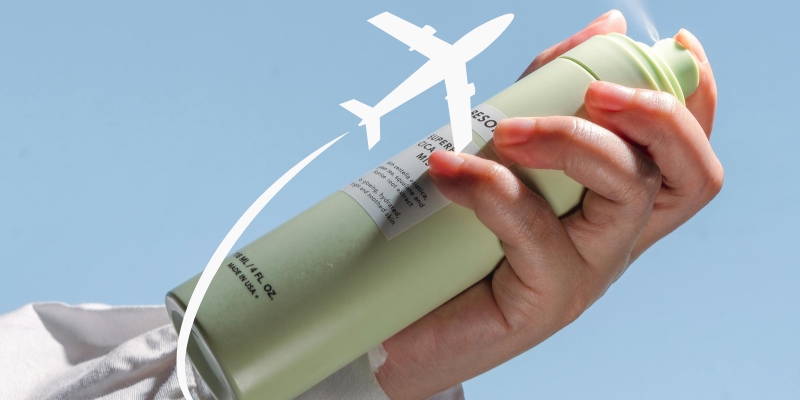 Pode levar desodorante no voo? Guia completo para viajantes
