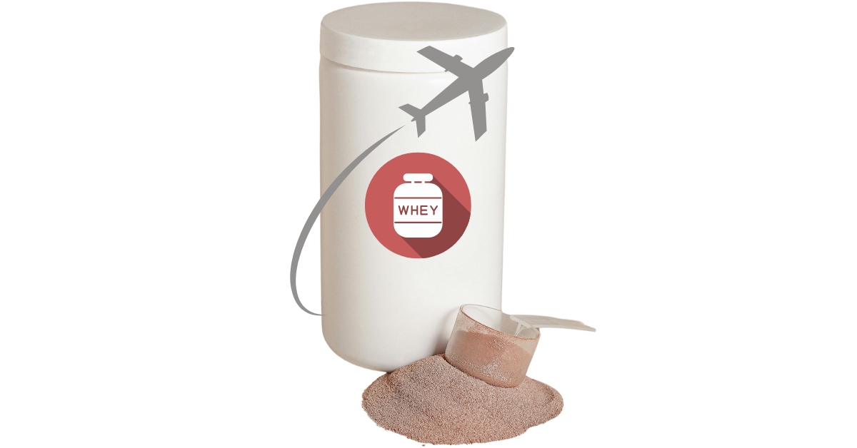 Pode levar Whey no avião? Regras e dicas importantes