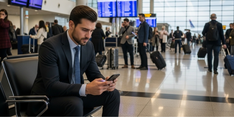 Há algum serviço que só cobra se eu ganhar a compensação por problemas com voos?